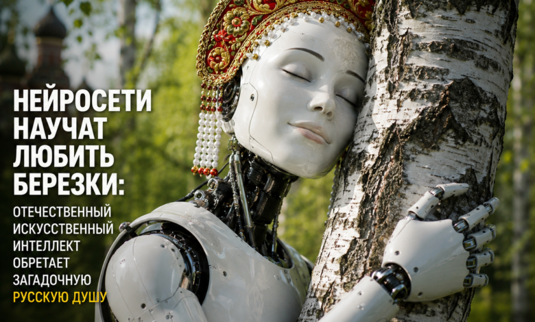 Искусственный интеллект и березки в русском пейзаже