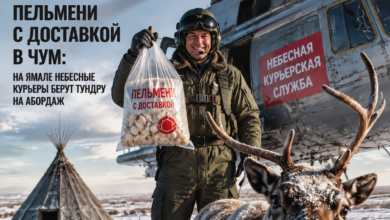 Пельмени, доставляемые небесными курьерами в тундру Ямала