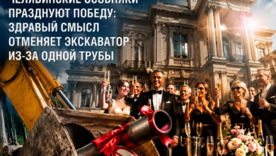 Экскаватор отменен из-за одной трубы в Челябинске