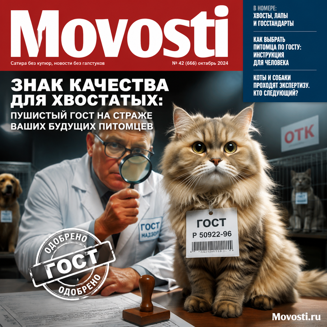 Пушистый ГОСТ на страже ваших будущих питомцев