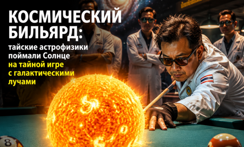 Астрофизики играют в бильярд с солнечными и галактическими лучами.