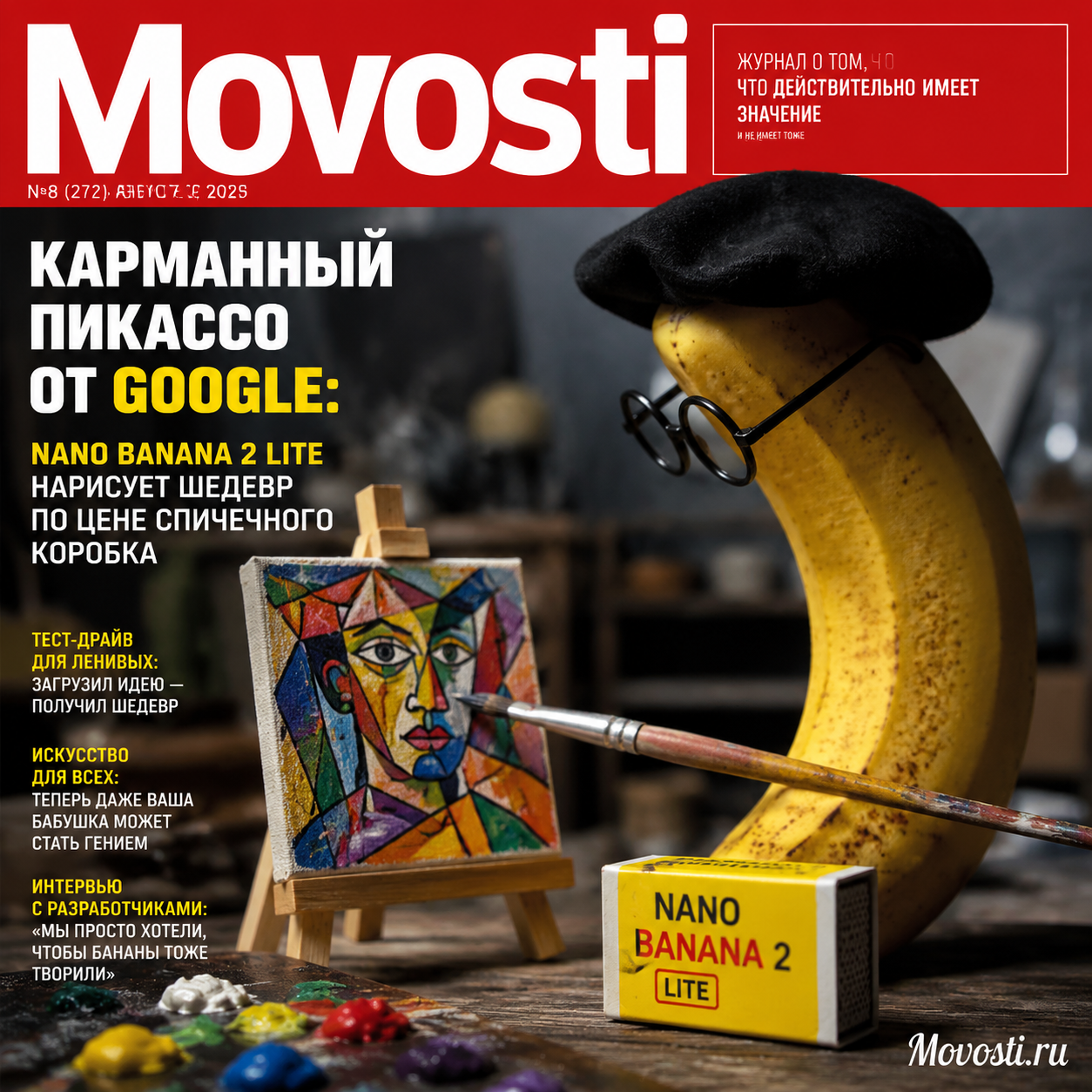 Устройство Nano Banana 2 Lite, создающее шедевры искусства