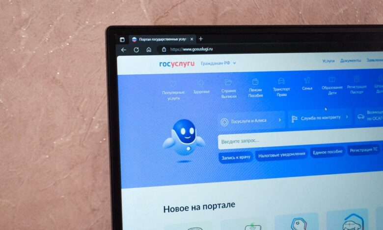 Иллюстрация цифрового пакета с различными справками от Госуслуг