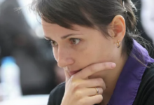 Екатерина Лагно на шахматном турнире в Токио