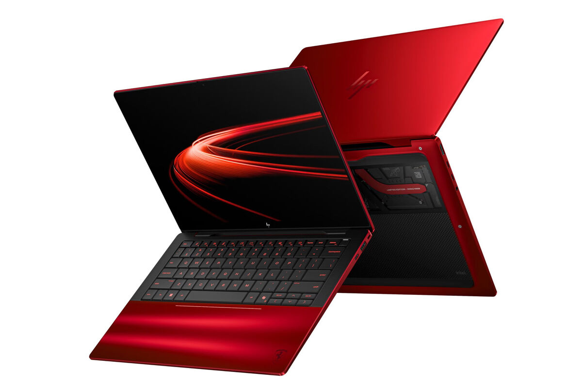 HP Ferrari Laptop 1
