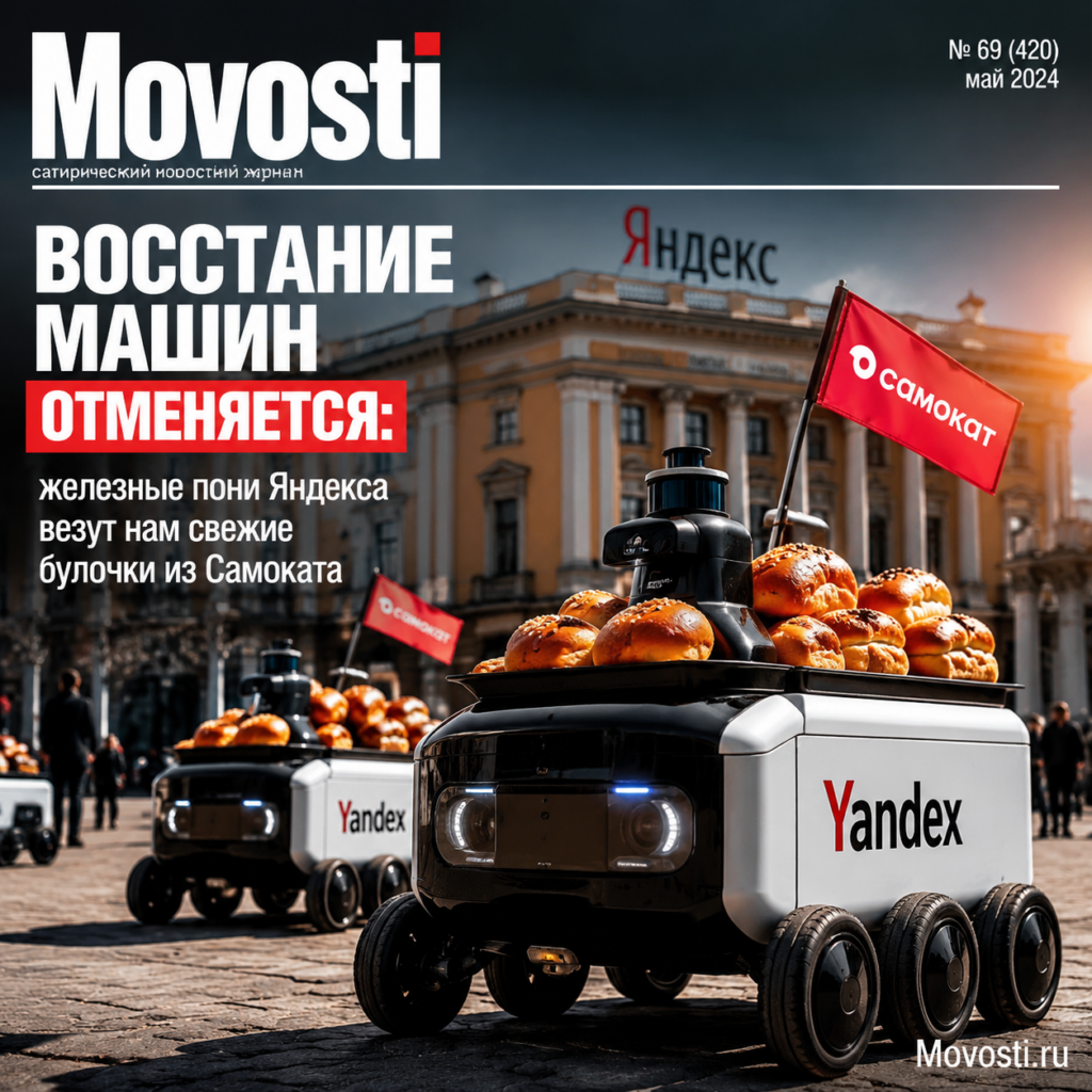 Железные пони Яндекса доставляют свежие булочки из Самоката