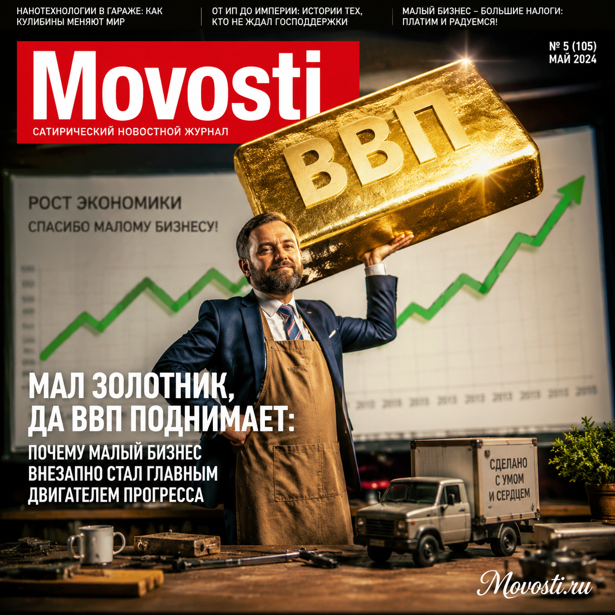 Иллюстрация о влиянии малого бизнеса на экономику
