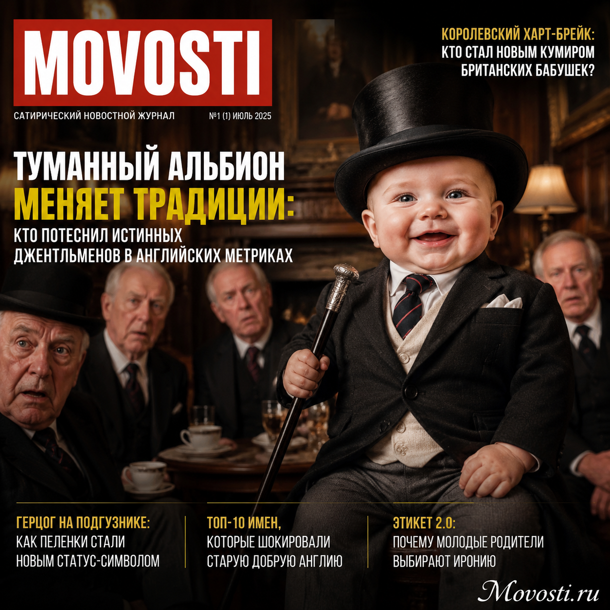 Изображение, иллюстрирующее изменение традиций джентльменов в Англии