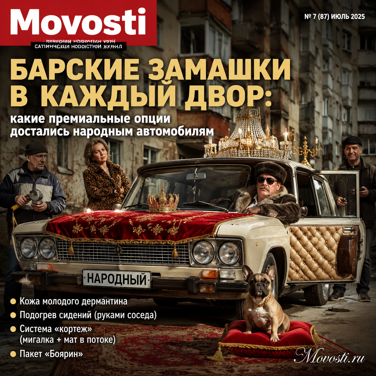 Изображение народного автомобиля с премиальными опциями