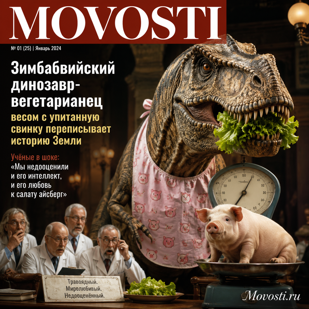 Динозавр-вегетарианец весом с упитанную свинку переписывает историю Земли