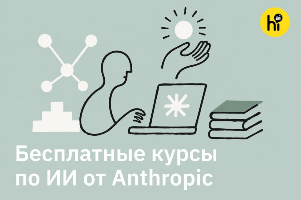 Иллюстрация о том, как искусственный интеллект помогает в обучении