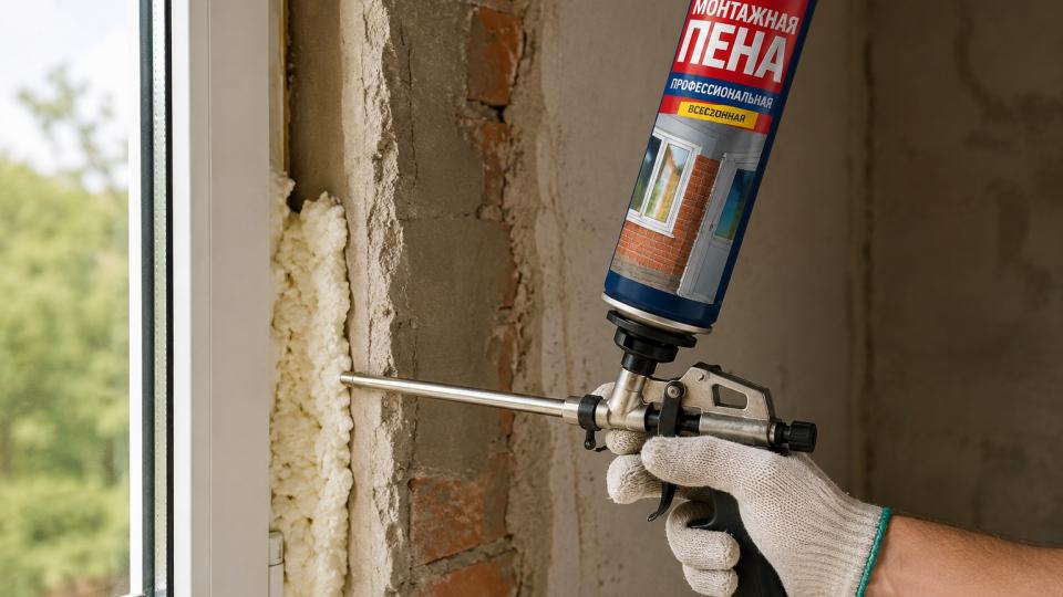 Монтажная пена для окон