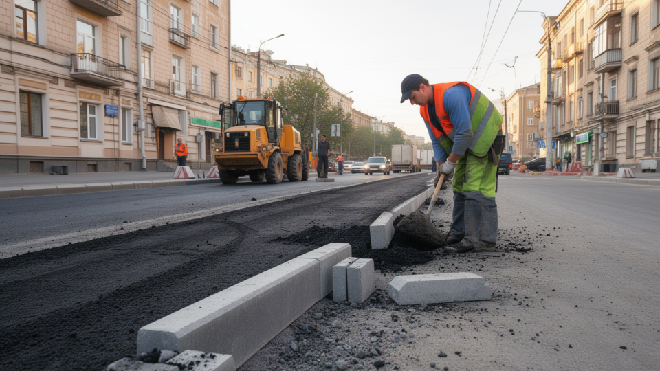 Ремонт дороги