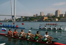 Сибирские байдарки и африканские гости на водном поло в Барнауле