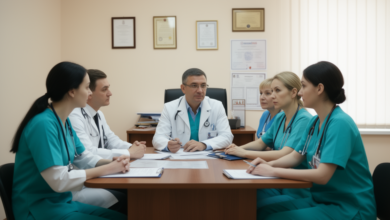Изображение, символизирующее международное сотрудничество в области здоровья, соединяющее белорусские леса и сибирские снега.