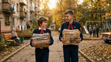 Выставка школьной ностальгии в Минске, включая кружевные фартуки и свитшоты