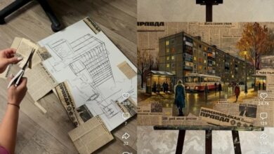 Искусство из макулатуры: тольяттинские панельки и старые газеты покоряют мировые галереи