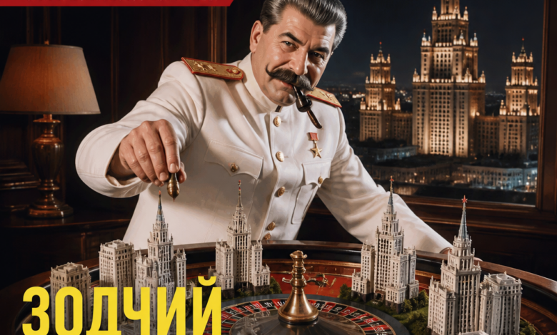 Изображение сталинских высоток в Москве, отражающее архитектурные стили и тайны их создания.