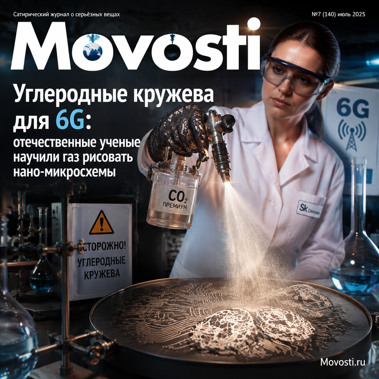 Газ рисует нано-микросхемы