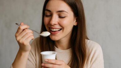 Элегантное сочетание йогурта с ржаной краюхой