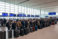 Чемоданы, символизирующие туристический бум в 2030 году