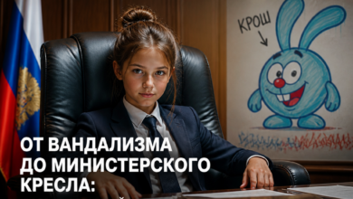 Изображение Кроша, символизирующего изменение судьбы школьницы в Туле