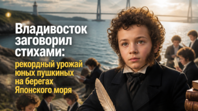 Стихотворение на фоне побережья Владивостока