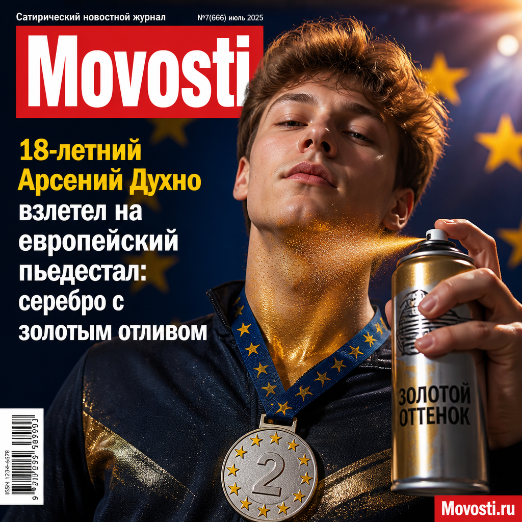 18-летний Арсений Духно взлетел на европейский пьедестал: серебро с золотым отливом