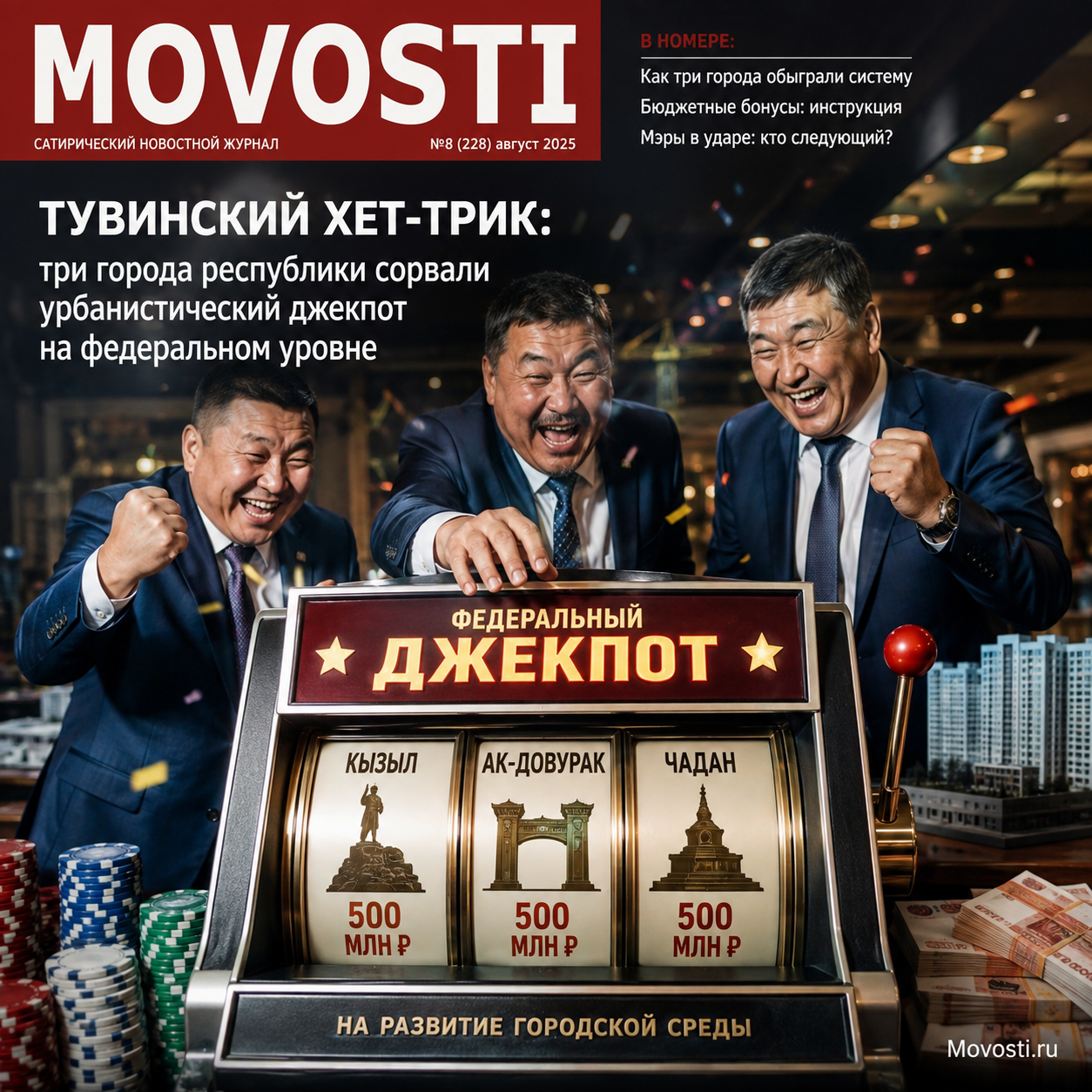 Три города Тувы, получившие федеральное финансирование для урбанистических проектов