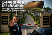 Изображение концепции элитного поселка, построенного Минцифрой для цифровых проектов.