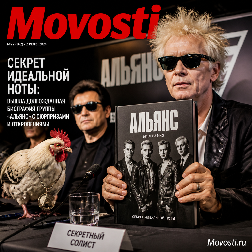 Обложка биографии группы «Альянс», содержащая сюрпризы и откровения