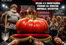 Сибирский Царь-помидор весом 4,5 килограмма, впечатляющий размер и красота