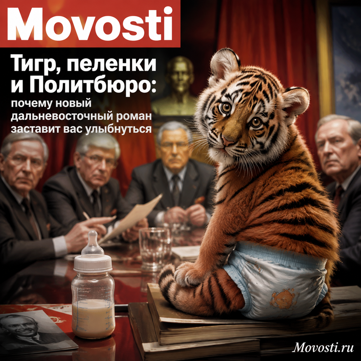 Иллюстрация к роману о тиграх и политике