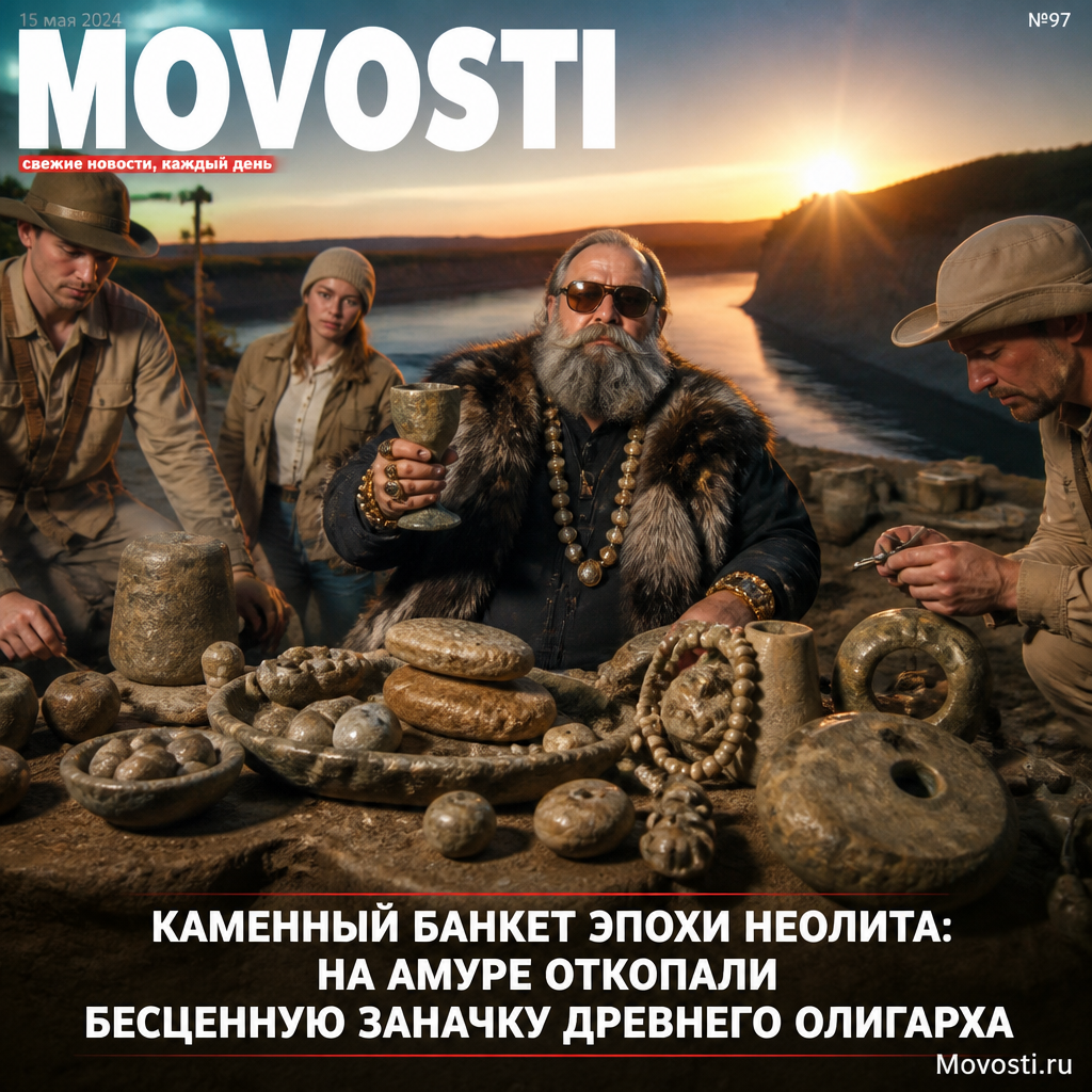 Каменный банкет эпохи неолита: на Амуре откопали бесценную заначку древнего олигарха