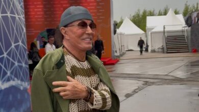 Валерий Леонтьев с новой музой на фестивале «Новая волна»