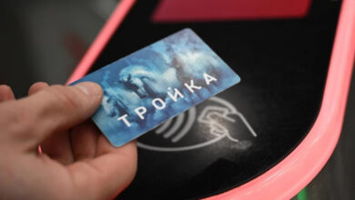 Изображение системы «Тройка» в действии на фоне российских пейзажей