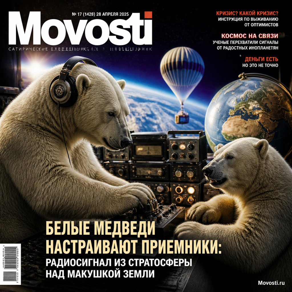 Белые медведи настраивают приемники: радиосигнал из стратосферы над макушкой Земли