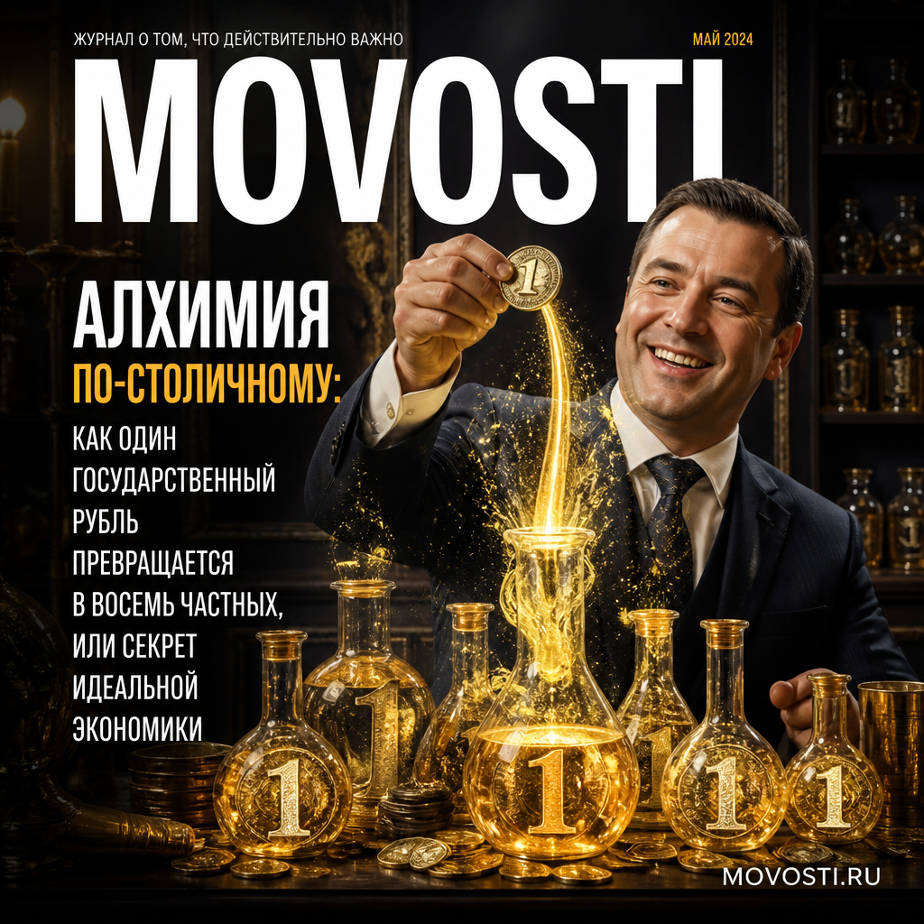 Иллюстрация, отображающая процесс превращения государственного рубля в частные деньги