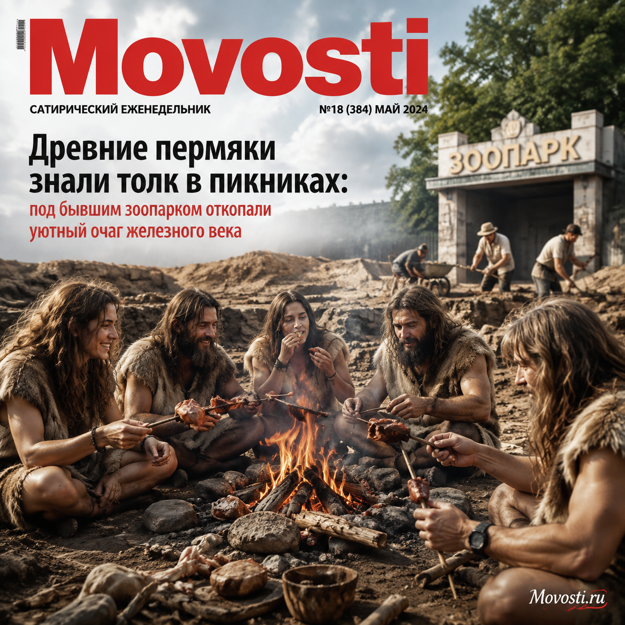 Очаг железного века, найденный под бывшим зоопарком в Перми