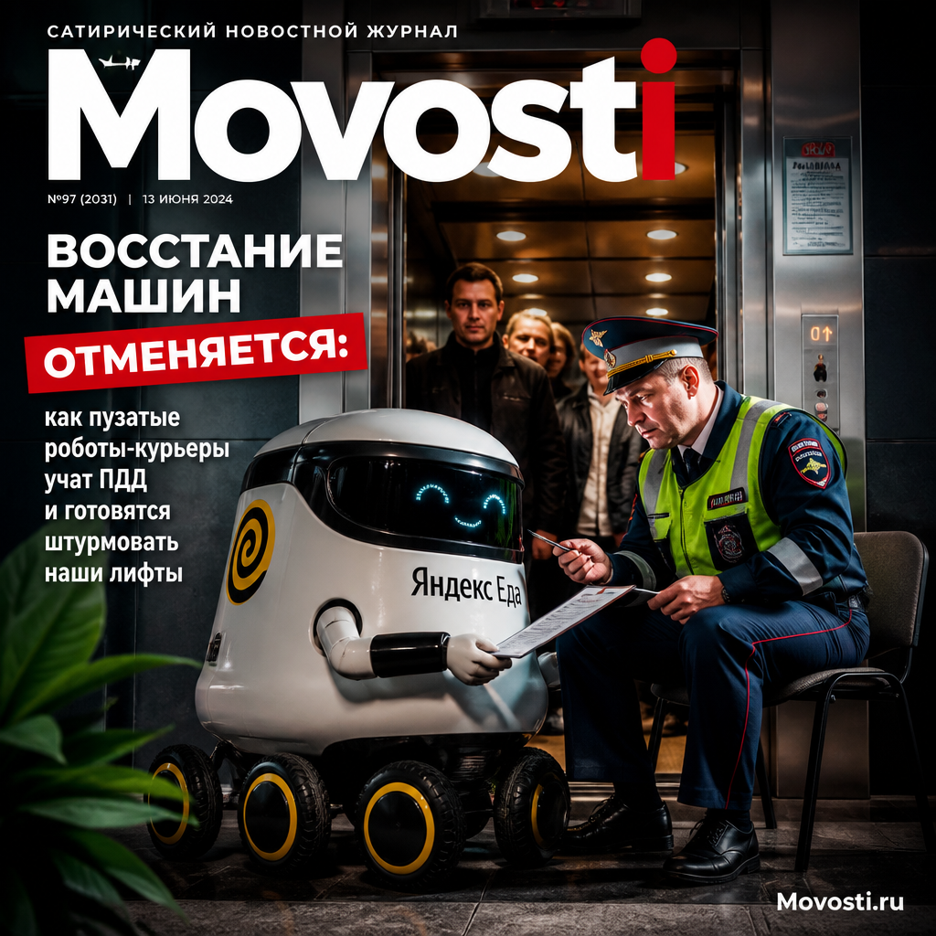 Пузатые роботы-курьеры учат правила дорожного движения.