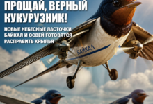 Изображение новых самолетов Байкал и Освей в небе