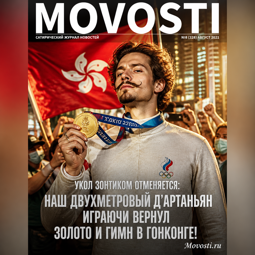Двухметровый д'Артаньян возвращает золото и гимн в Гонконге