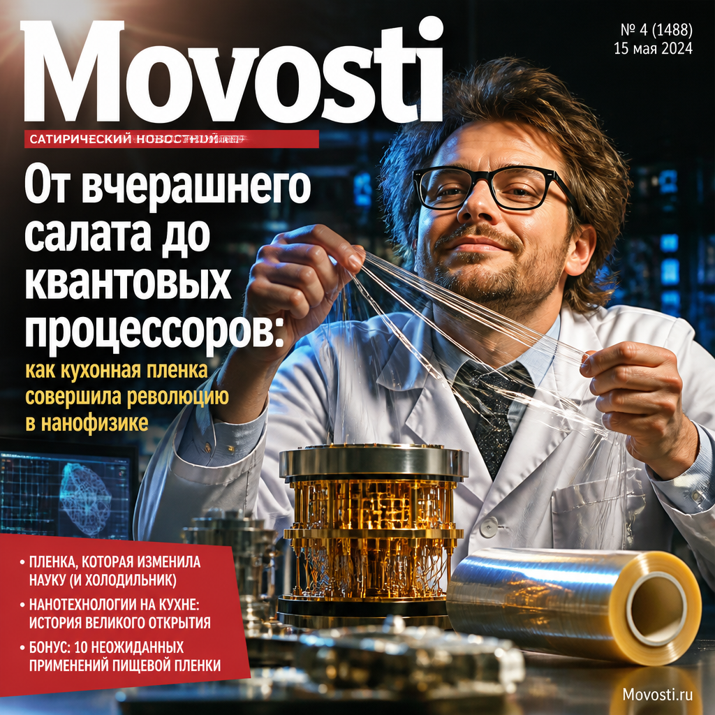 Изображение кухонной пленки с фоном квантовых процессоров и салата