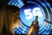 Изображение символизирует 5G технологию и связь