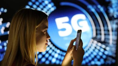 Изображение символизирует 5G технологию и связь