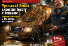 Передвижная парная, созданная из Тойоты и веника, рядом с ВАЗом для тех, кто на диете