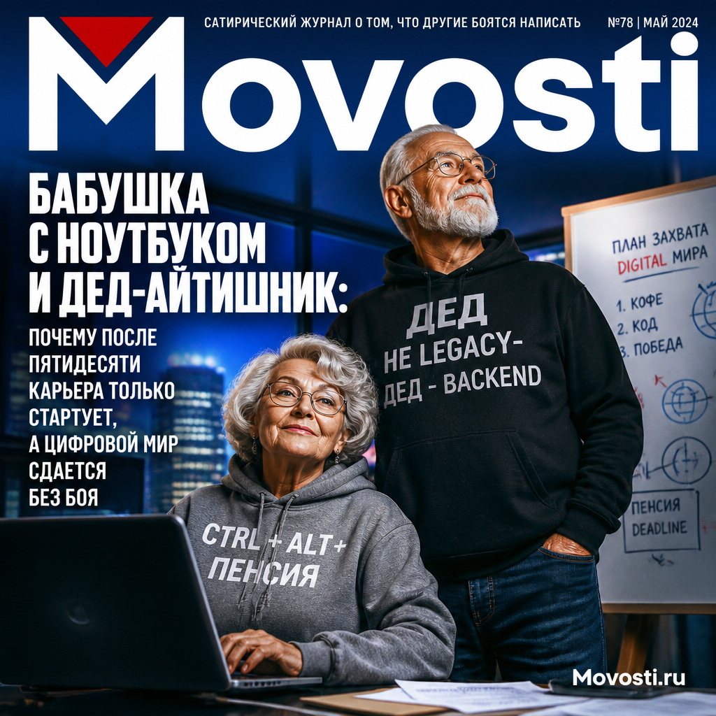 Старшая пара за работой на ноутбуке, символизирующая карьерные возможности после пятидесяти