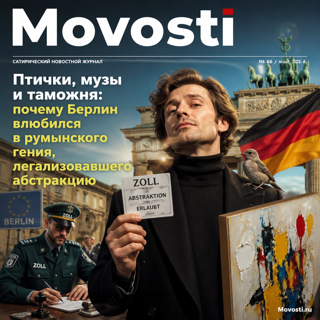 Абстрактная картина румынского художника, вдохновленная природой и музыкой.