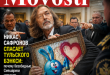 Никас Сафронов и Смешарики на фоне тульского граффити