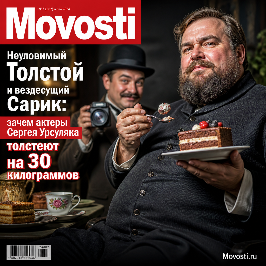 Неуловимый Толстой и вездесущий Сарик: зачем актеры Сергея Урсуляка толстеют на 30 килограммов